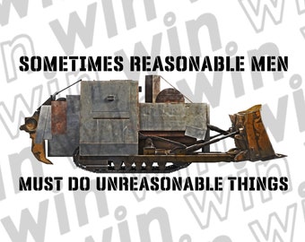 Killdozer-klistermärke - Marvin Heemeyer Bulldozer-hyllningsvinyldekal