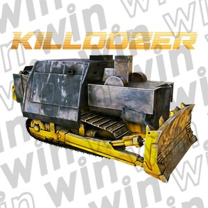 Killdozer Sticker Legendary Marvin Heemeyer Bulldozer Vinyl Decal