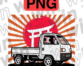 Kei Truck PNG: JDM  Clipart (Digital Download)