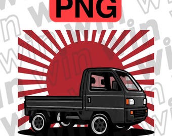 Kei Truck PNG, JDM Mini Truck Clipart (Digital Download)