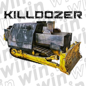 Killdozer Sticker Legendary Marvin Heemeyer Bulldozer Vinyl Decal