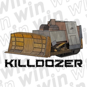 Killdozer Sticker Legendary Marvin Heemeyer Bulldozer Vinyl Decal