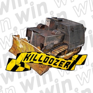 Killdozer Sticker Legendary Marvin Heemeyer Bulldozer Vinyl Decal