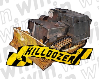 Killdozer Sticker Legendary Marvin Heemeyer Bulldozer Vinyl Decal