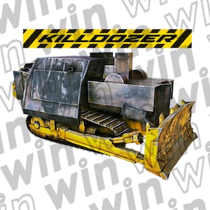 Killdozer Sticker Legendary Marvin Heemeyer Bulldozer Vinyl Decal