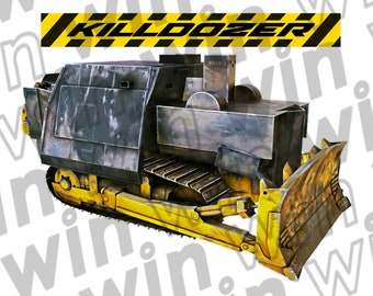 Killdozer Sticker Legendary Marvin Heemeyer Bulldozer Vinyl Decal
