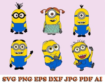 Download Layered Minions Svg Etsy