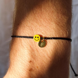 Männerarmband mit Gravur (personalisiert) - Geschenk für ihn - Herren Armband - Glücksarmband - Freundschaftsarmband - Partnerarmband