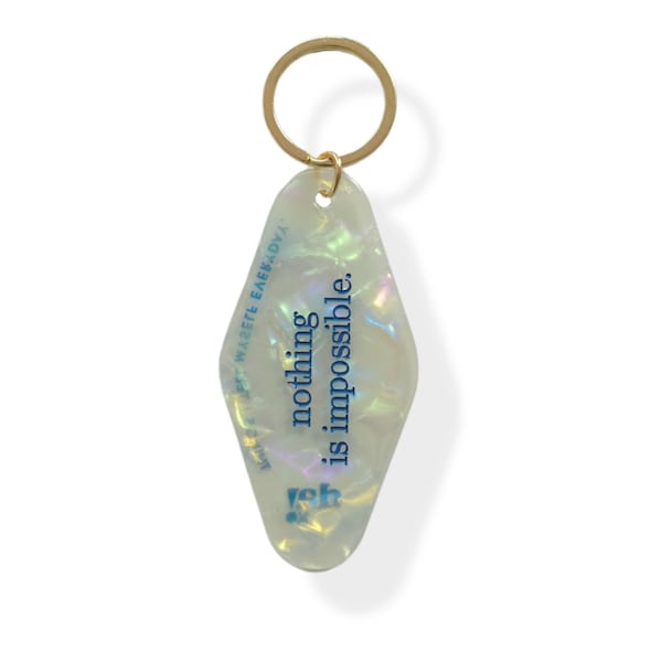 Schlüsselanhänger- Schlüssel Anhänger - Gift Keychain - Geschenk für sie - Kleines Geschenk - Keyring - Motel Keychain - Schlüsselbund