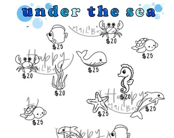 Under The Sea Savings Challenge and Cash Envelope