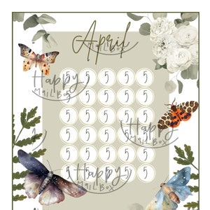 Wild Beauty Monthly  Savings Challenge and Cash Envelope- April