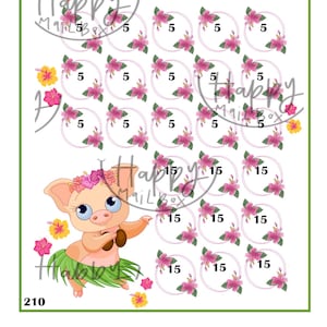 Aloha Piggy Savings Challenge and Cash Envelope