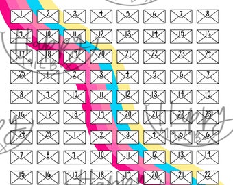 100 Envelope Challenge With A Twist- Color Design