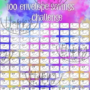 100 Envelope Savings Challenge