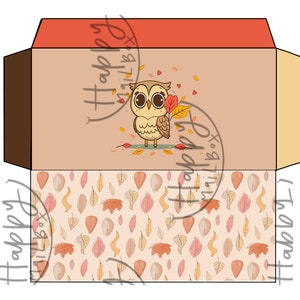 Mini Owl Savings Challenges and Cash Envelope