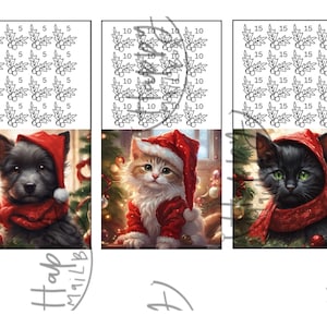 Christmas Animals Mini Savings Challenge and Cash Envelope