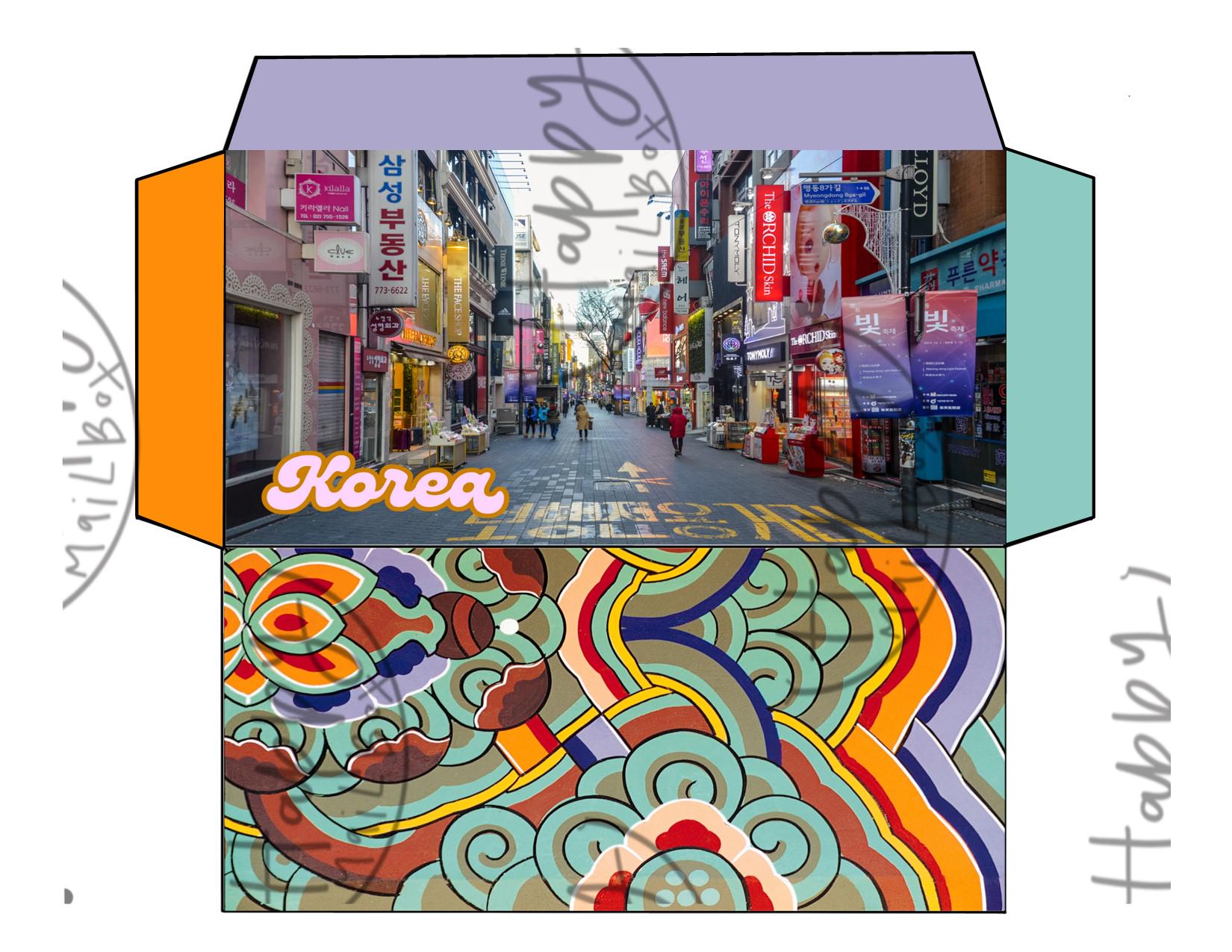 Korea Savings Challenge and Cash Envelope - Etsy