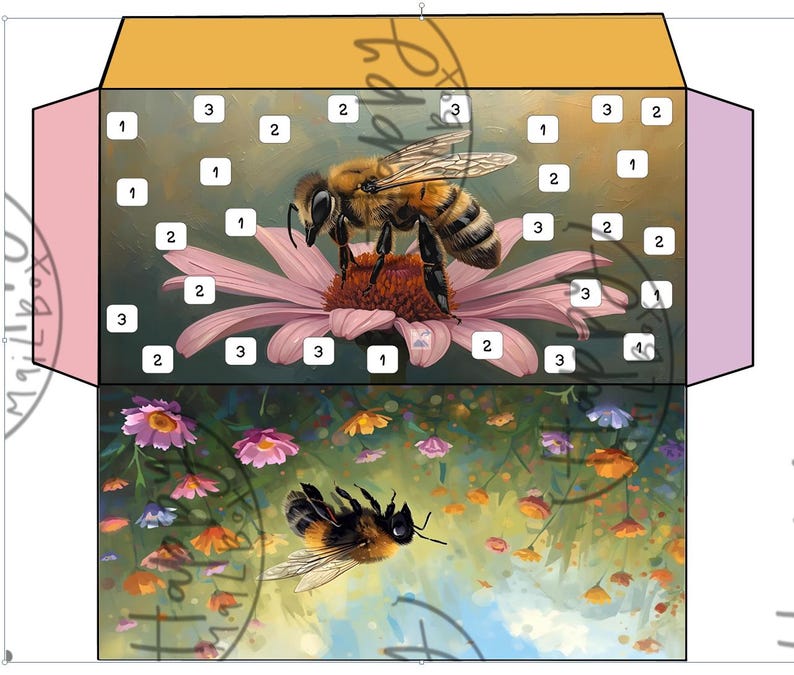 Bee Envelope Savings Set of 3 - Nature Lovers Series- Sinking Funds ...