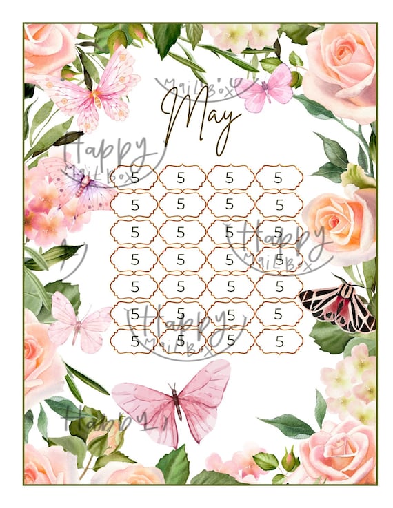May Wild Beauty Monthly Challenge and Cash Envelope