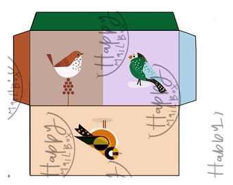 Bird Lover Mini Savings Challenges and Cash Envelope
