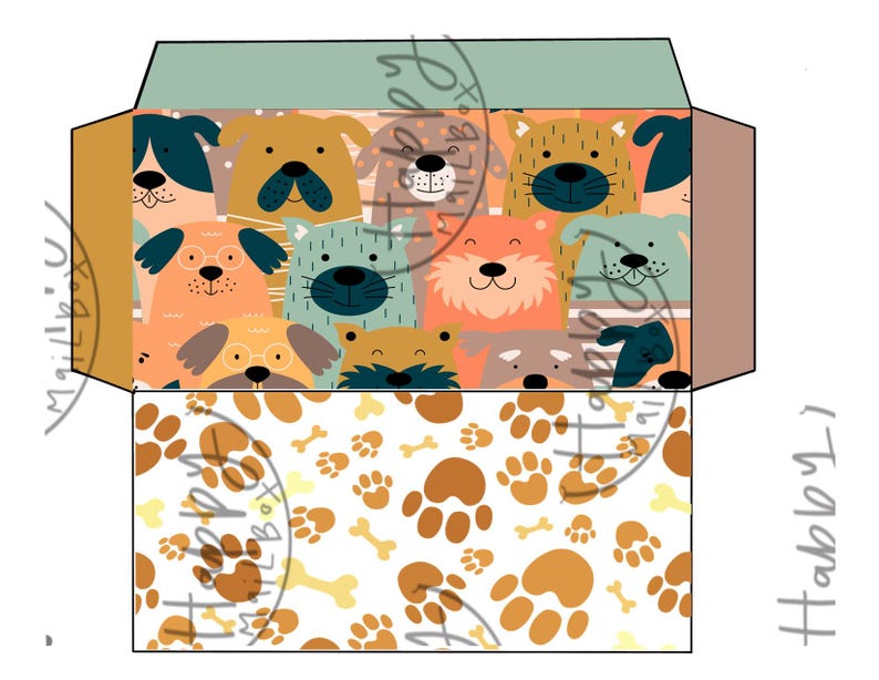 Woof! Pet Savings Challenge and Cash Envelope - Etsy