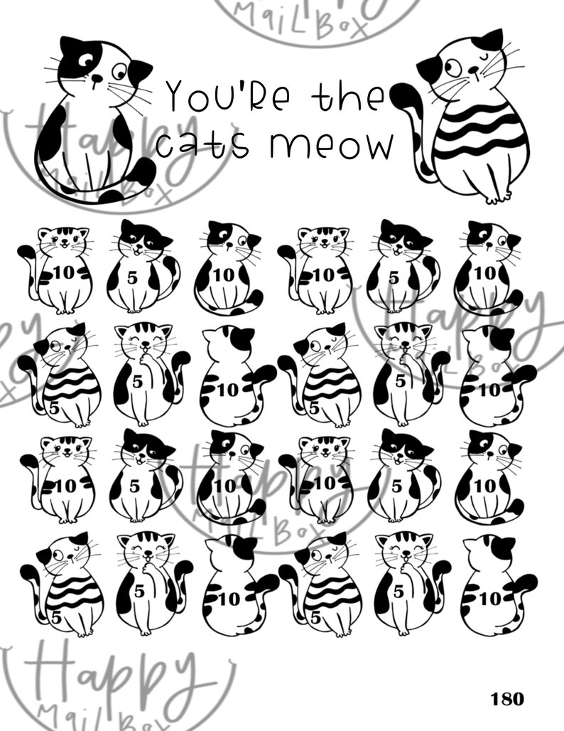 You're the Cat's Meow Savings Challenge and Cash Etsy