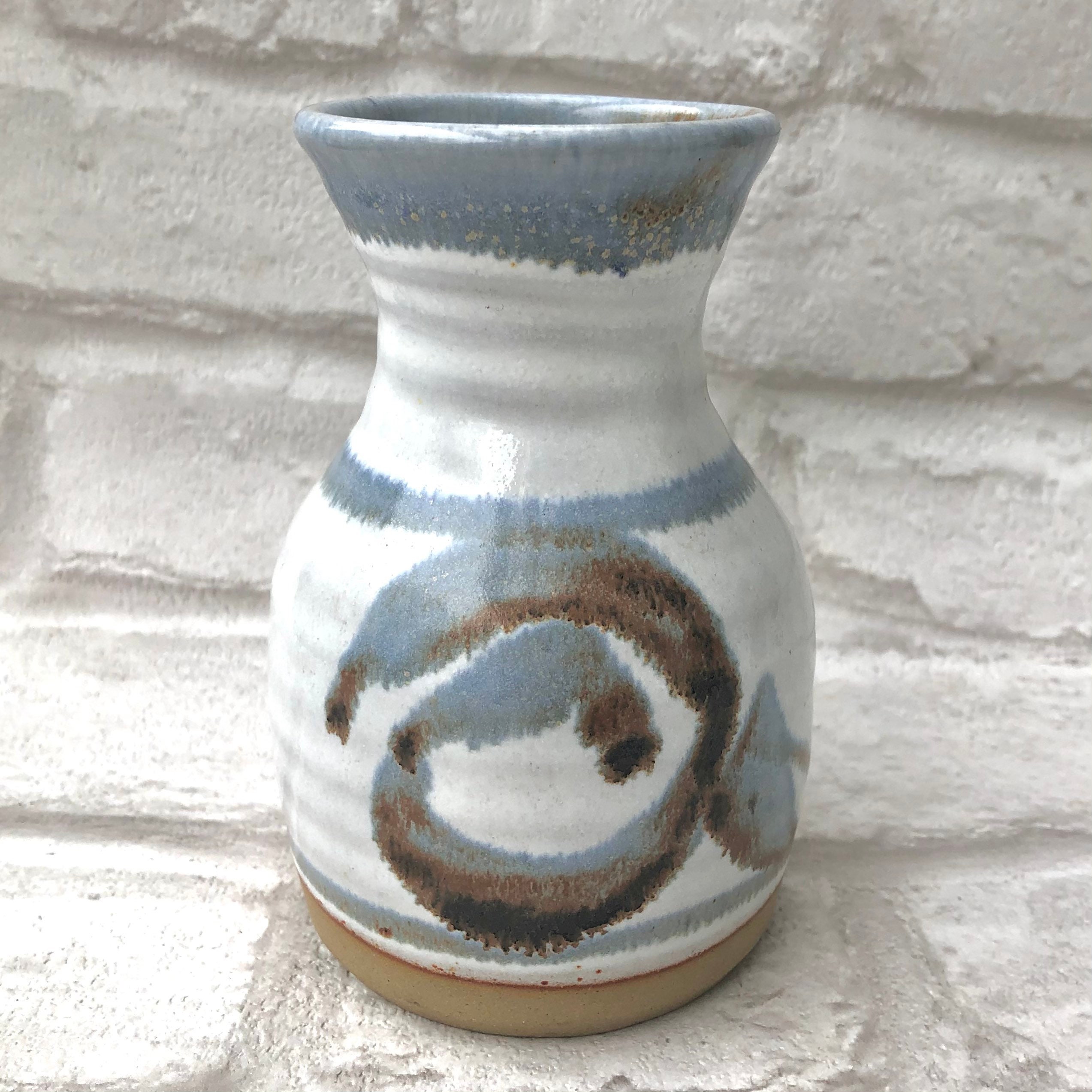 Vintage Hand Thrown Studio Pottery Vase St Neots Etsy