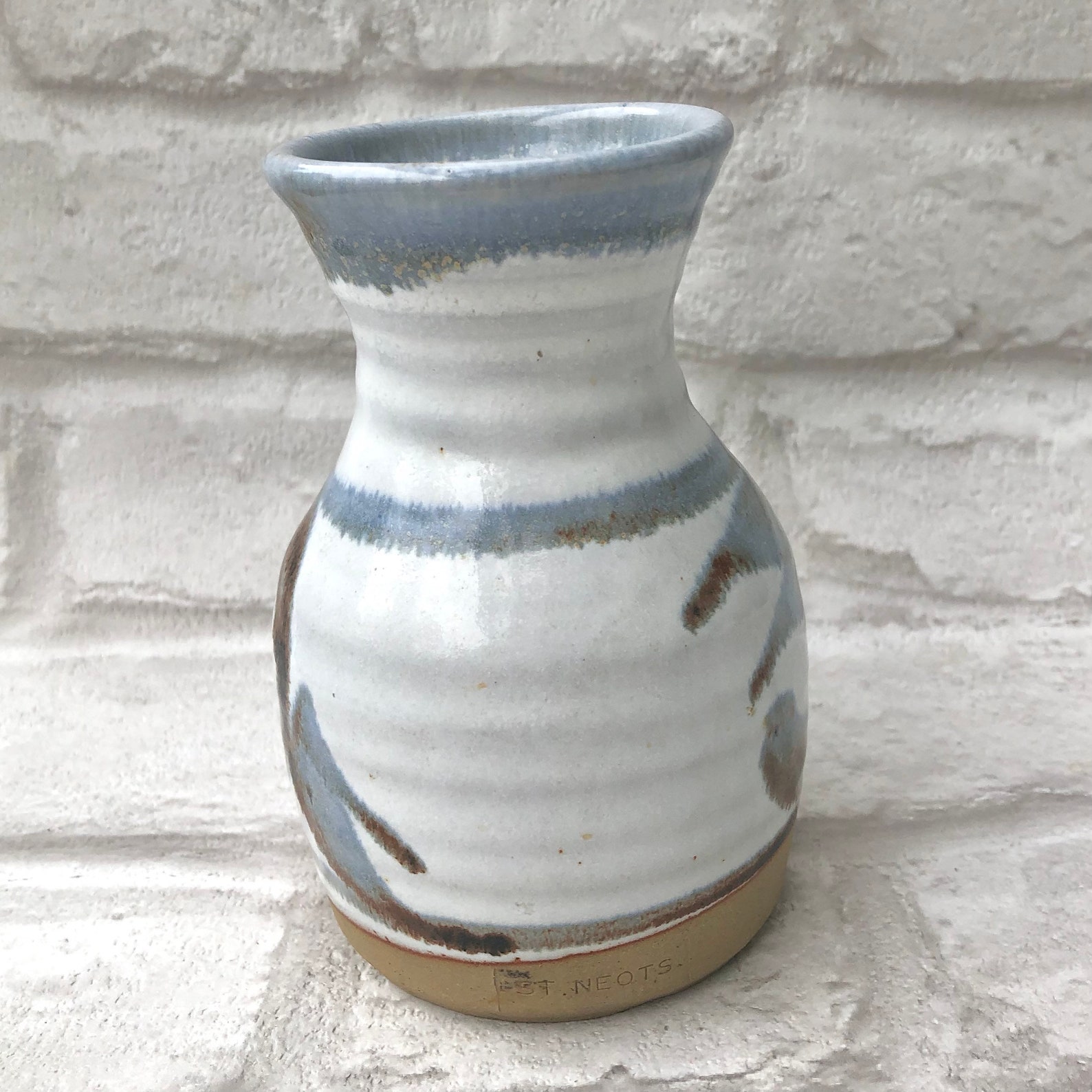 Vintage Hand Thrown Studio Pottery Vase St Neots Etsy