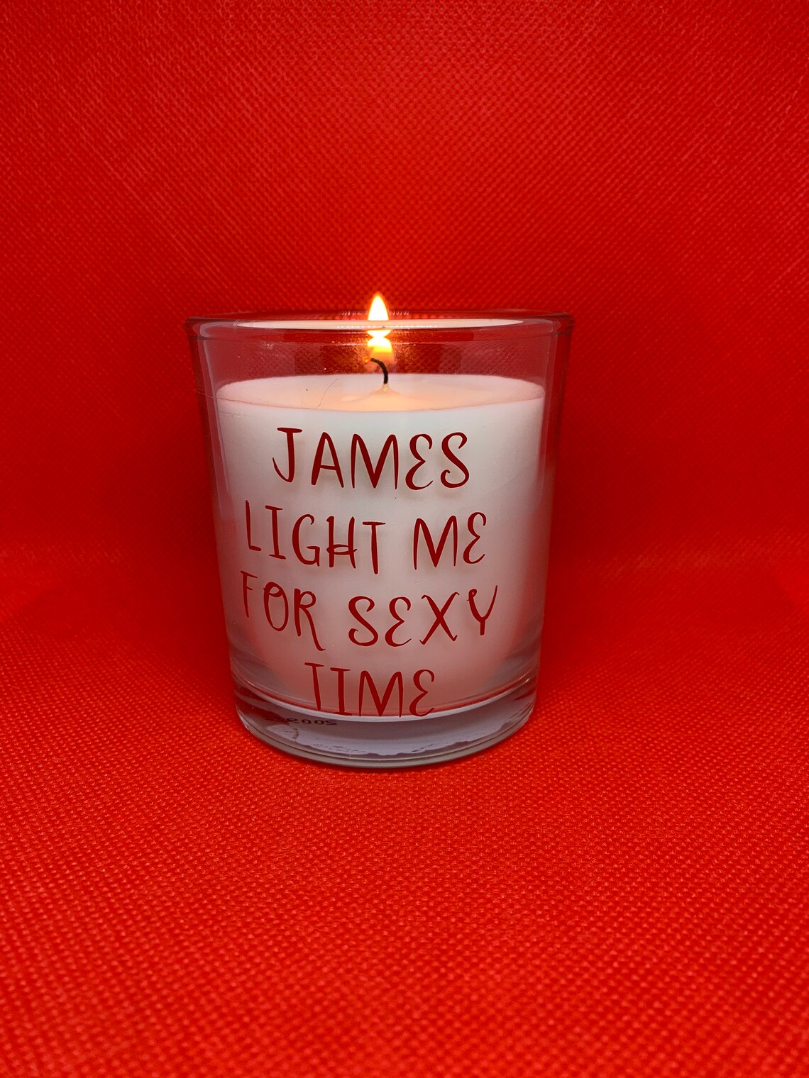 Personalised Rude Joke Candle Hand made to order Dck Etsy