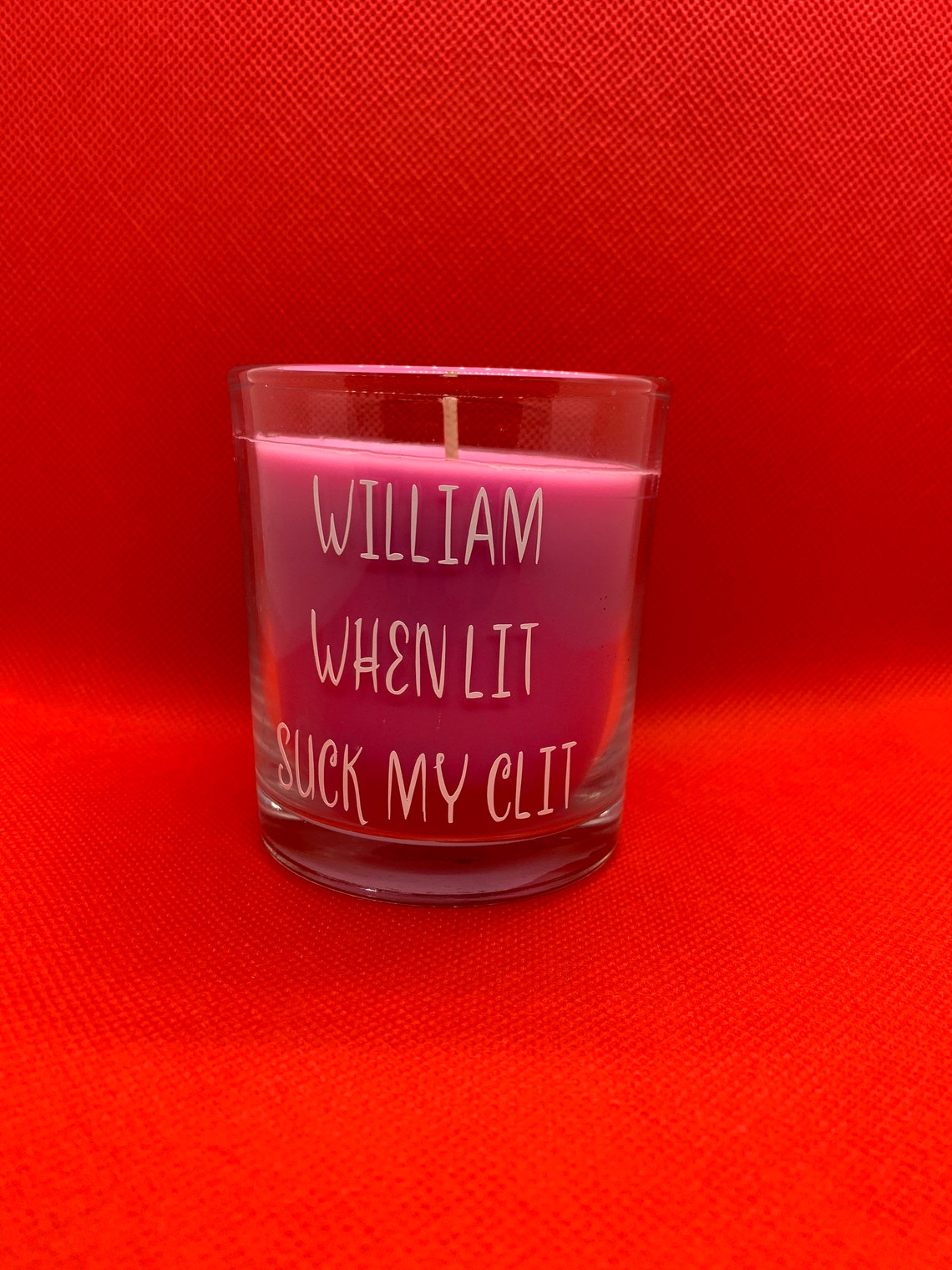 Personalised Rude Joke Candle Hand made to order Dck Etsy