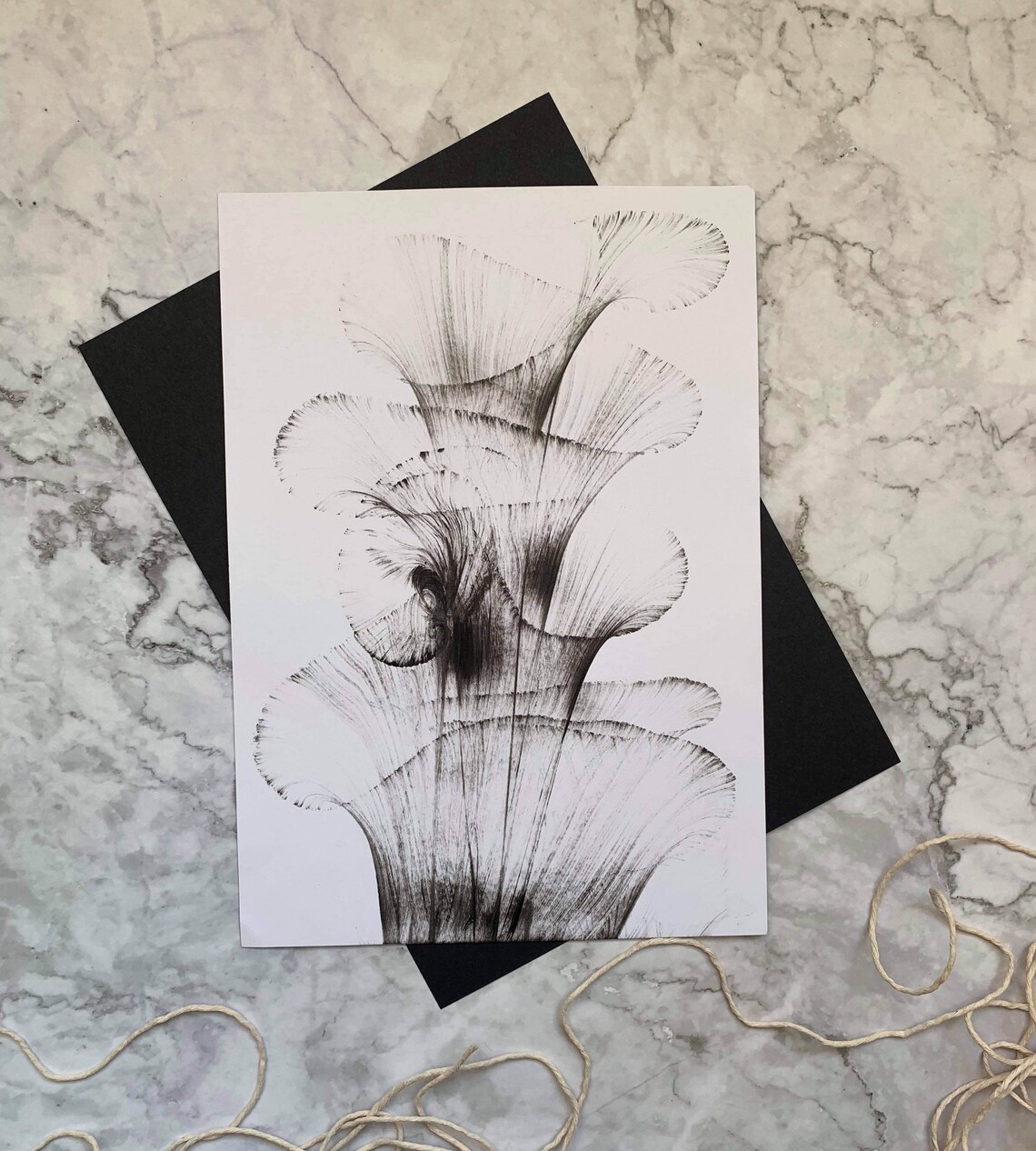 A4 Ink String Prints Etsy