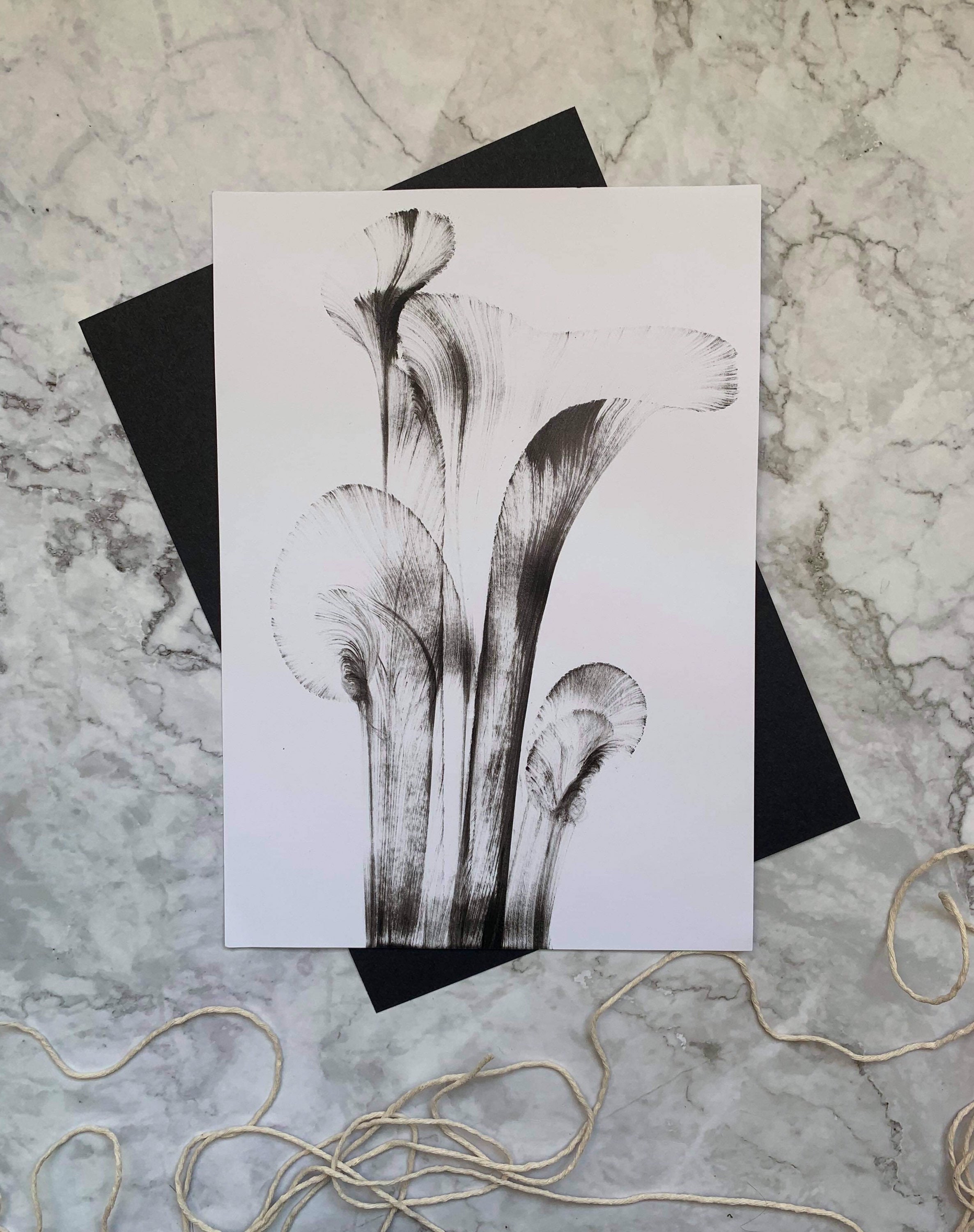 A4 Ink String Prints Etsy