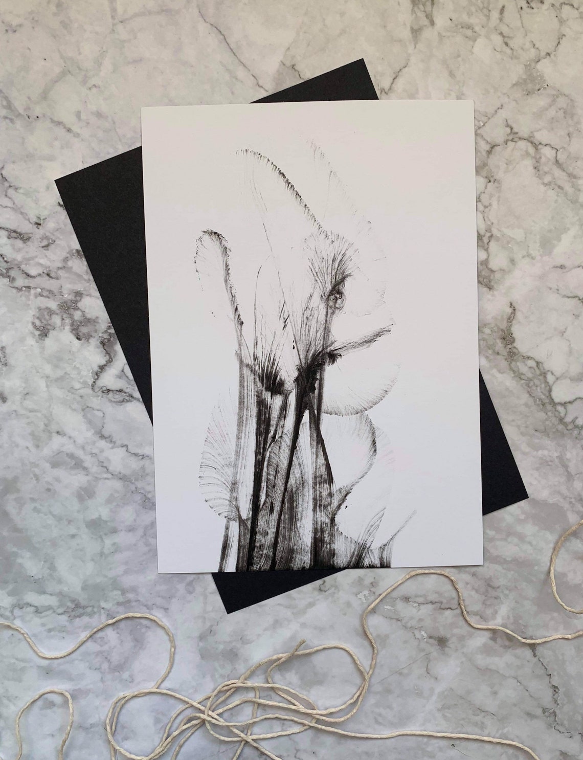 A4 Ink String Prints Etsy