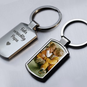 Personalisierter Schlüsselanhänger mit Foto / Schlüsselanhänger mit eigenem Foto Bild 1