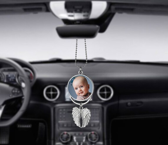 Lila Schmetterling Auto Anhänger - Zinklegierung, Für Rückspiegel