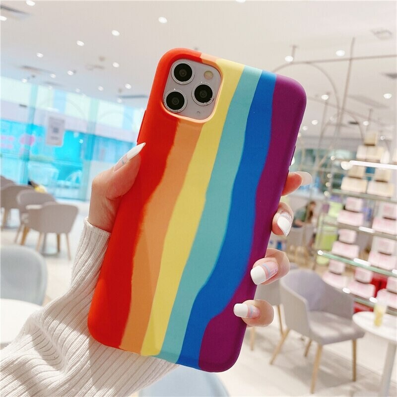 Rainbow iPhone 12 11 Pro Max case ANTI SLIP iPhone XR Byu 1 Etsy