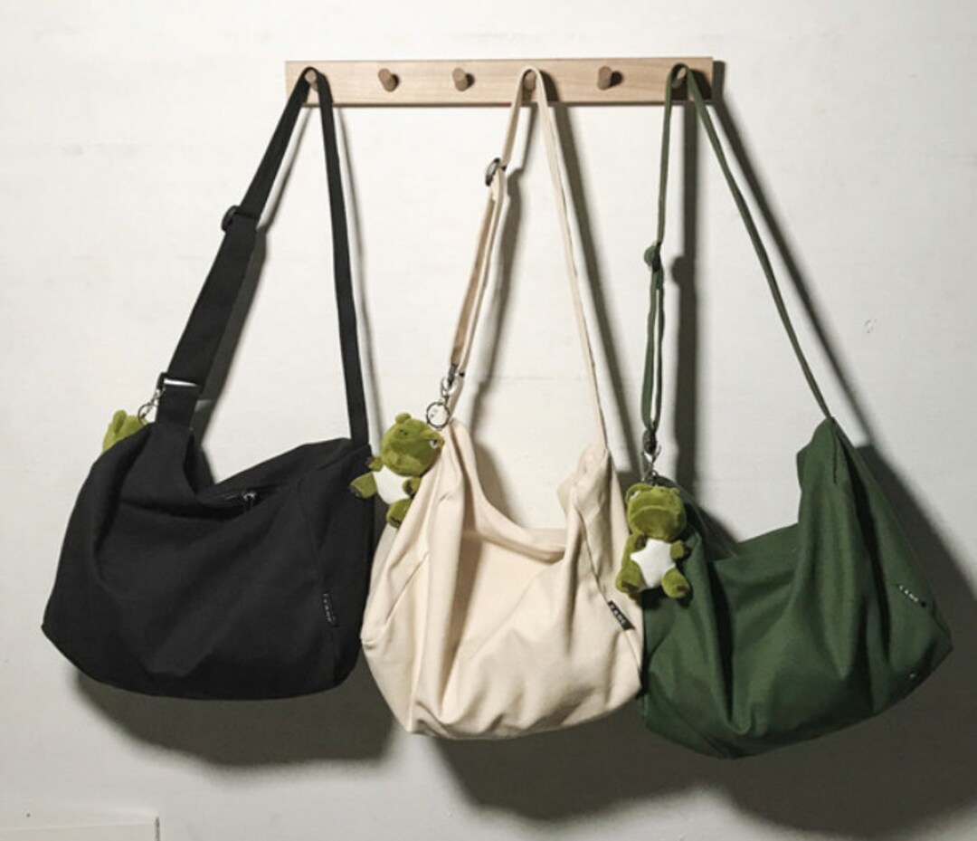 Japanese Messenger Bag Canvas Shoulder Bag Shortdistance Etsy