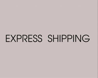 Express shipping (7-10 business days) for all countries