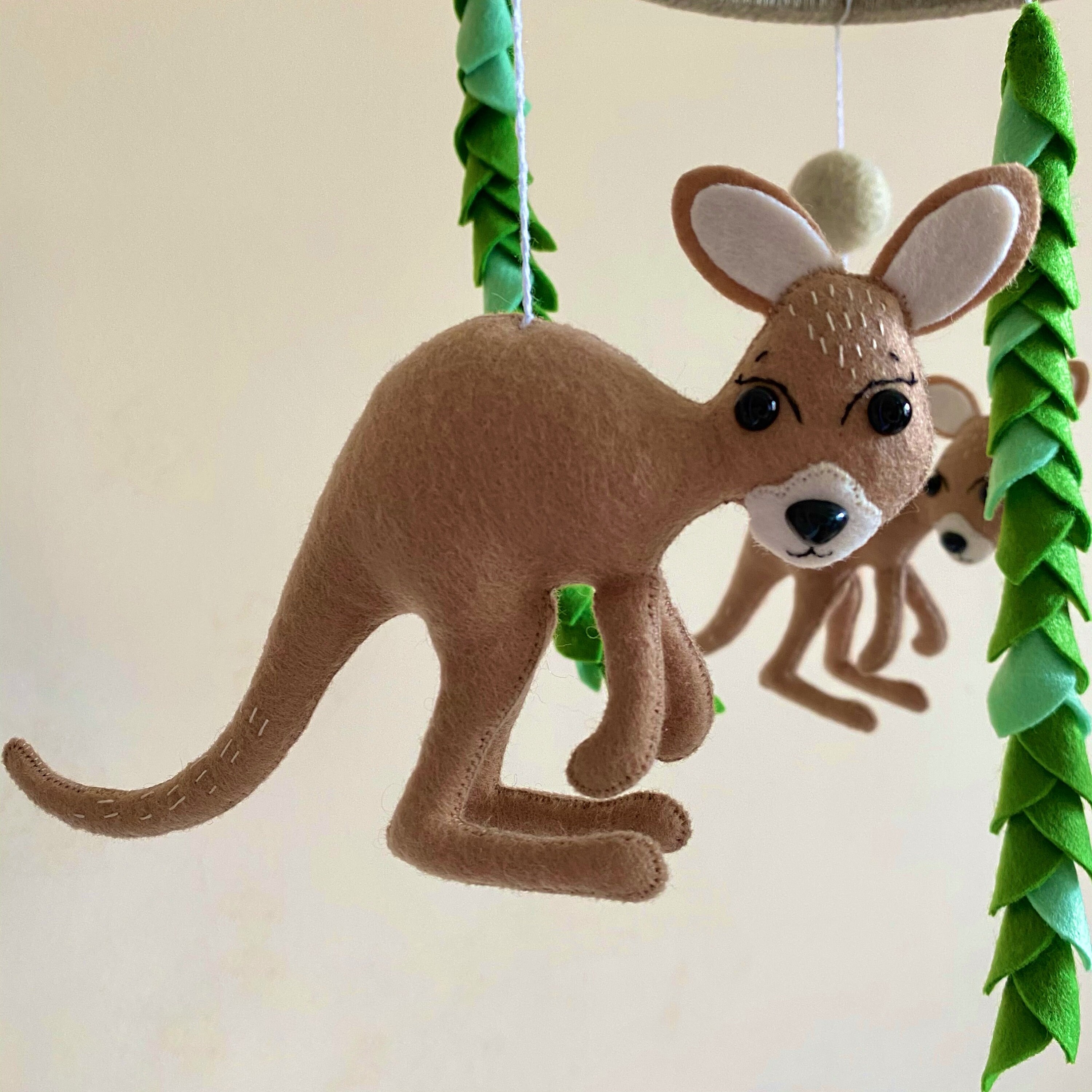 Kangaroo baby mobile Australian animals baby mobile Etsy