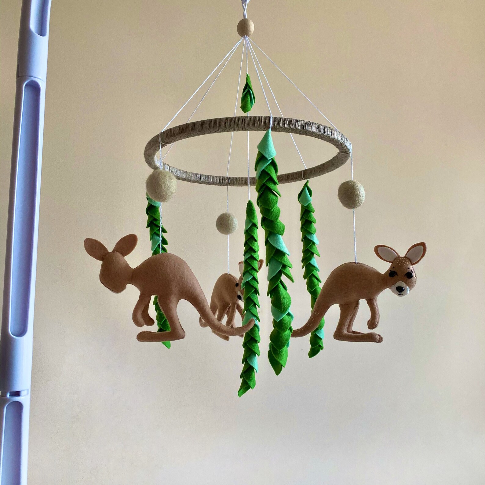 Kangaroo baby mobile Australian animals baby mobile Etsy
