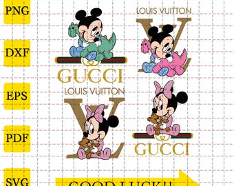 Download Mickey Gucci Svg Etsy