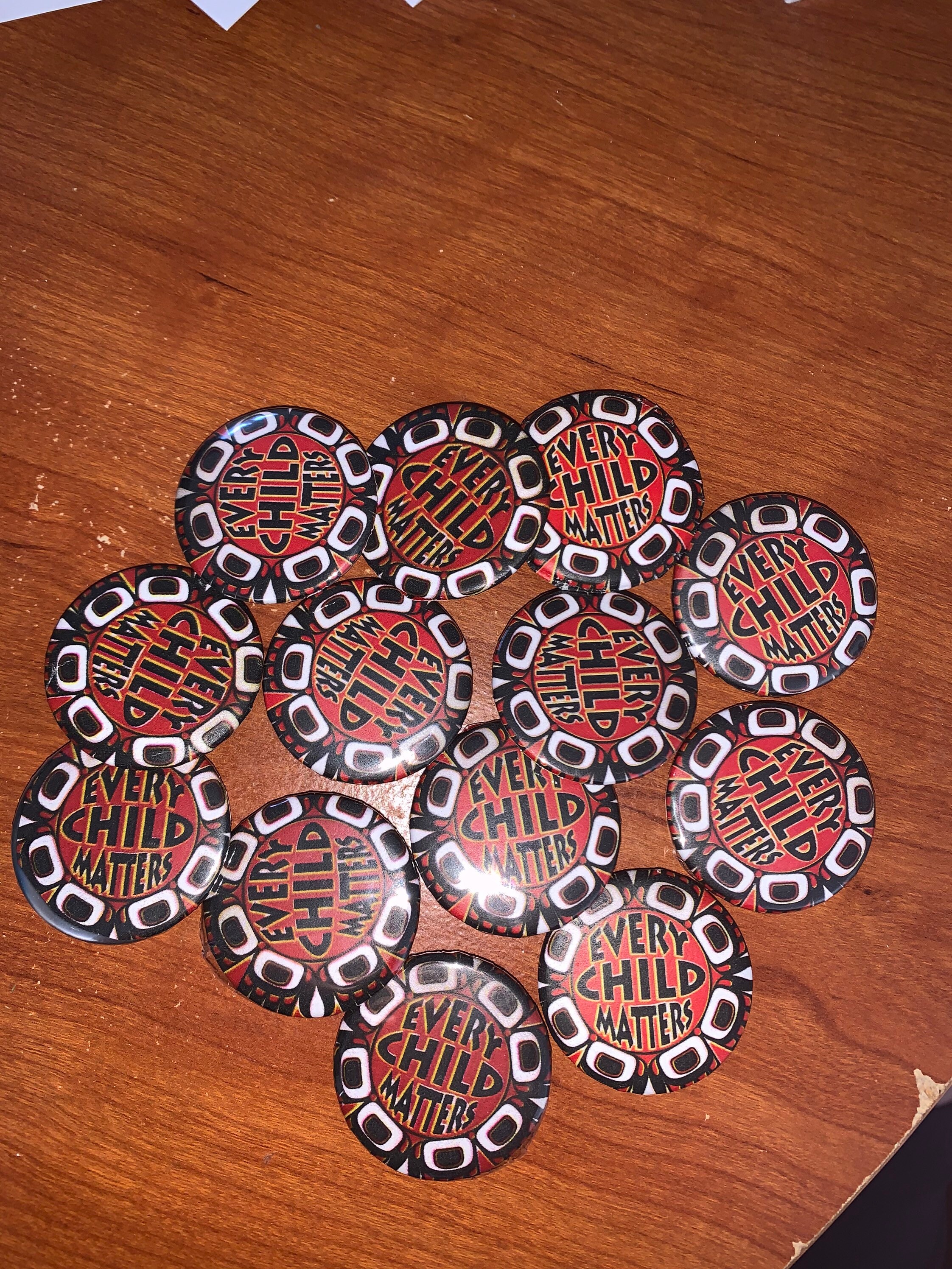Every child matters pins