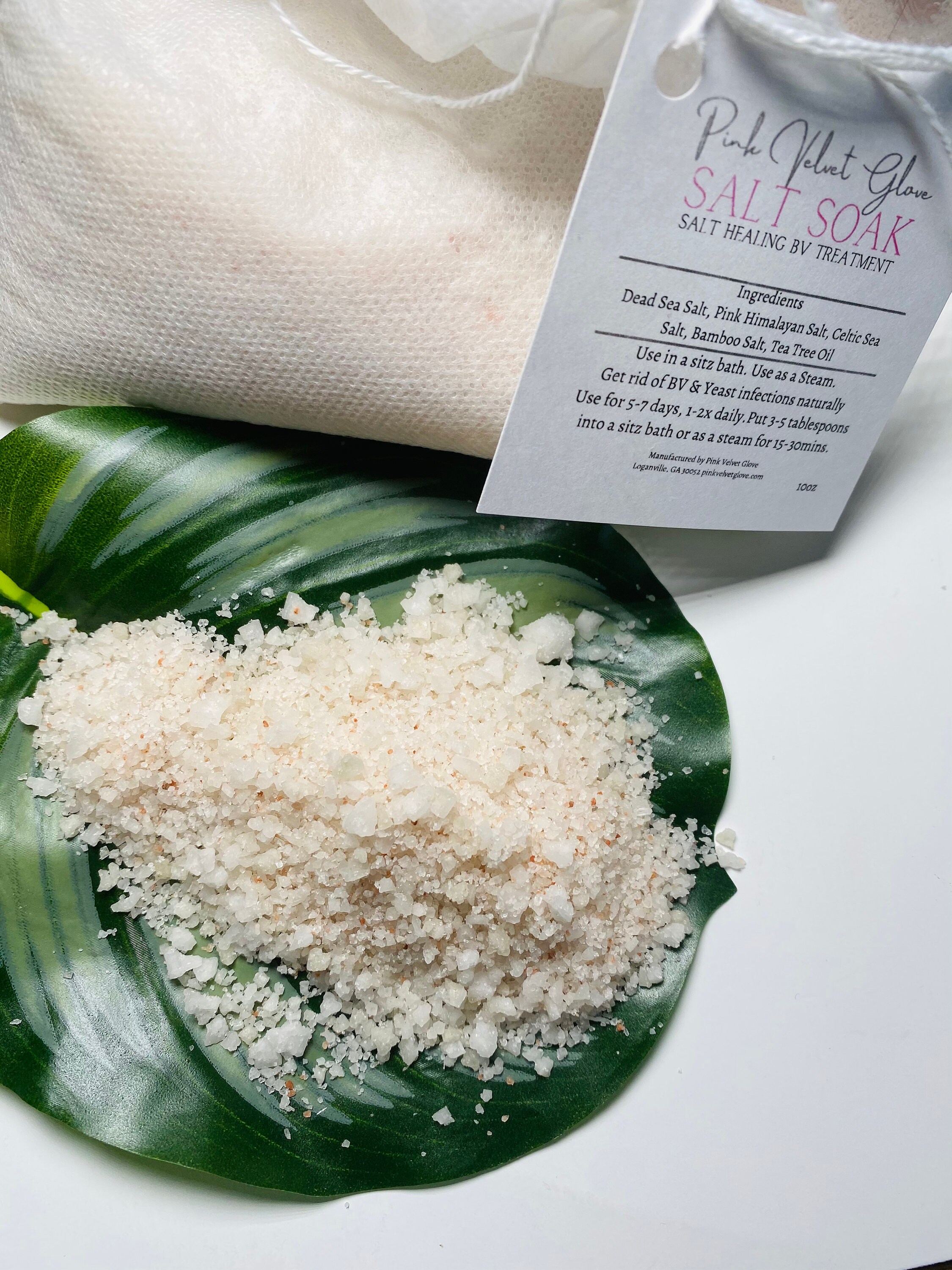 YONI BATH SALTS Yoni Detox Bv Salt Bath Soak Vegan Bv Etsy