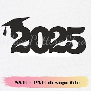 2025 afstuderen SVG, University afstuderen Cap, klasse van 2025 Svg, taart topper SVG, png, Cricut gesneden bestanden, bestanden snijden, clipart