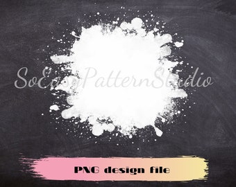 Fichier Png White Bleached Splatter, effet Bleach Png, Splash Distressed Background, conception d’effet d’eau de Javel pour les maquettes, superposition Bleach png