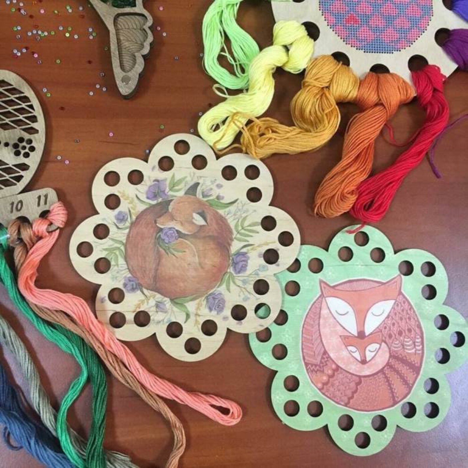 Cross stitch thread holder embroidery floss sorter Etsy