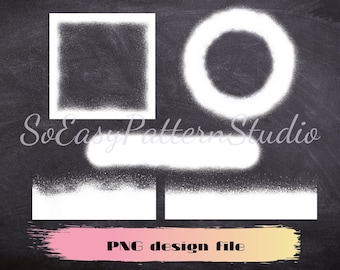 White Bleached Splatter Png bundle, Bleach effect Png, Splash Distressed Background, bleach effect design for mockups, Bleach frame png