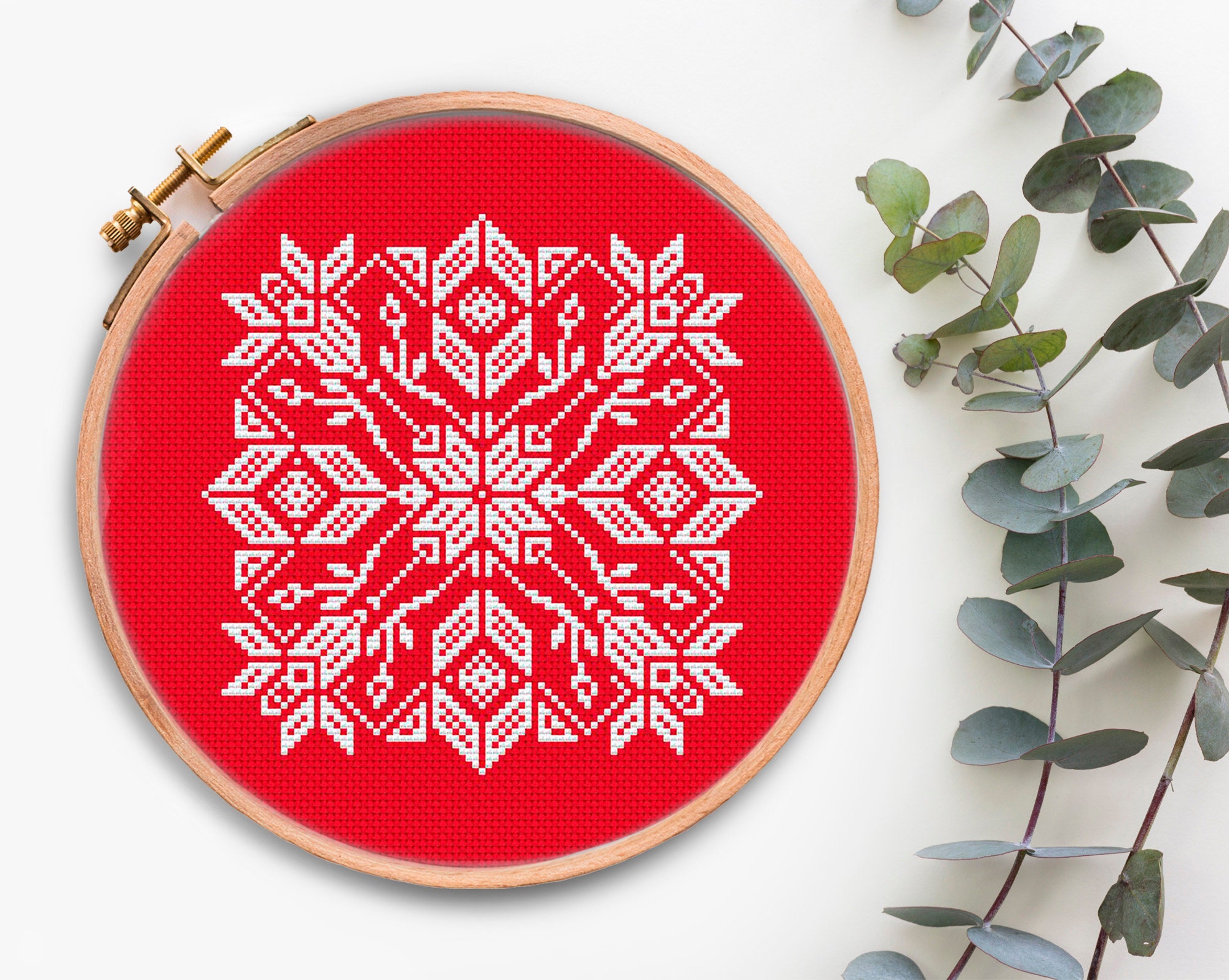 Holiday Cross Stitch Pattern Christmas Cross Stitch Winter Etsy