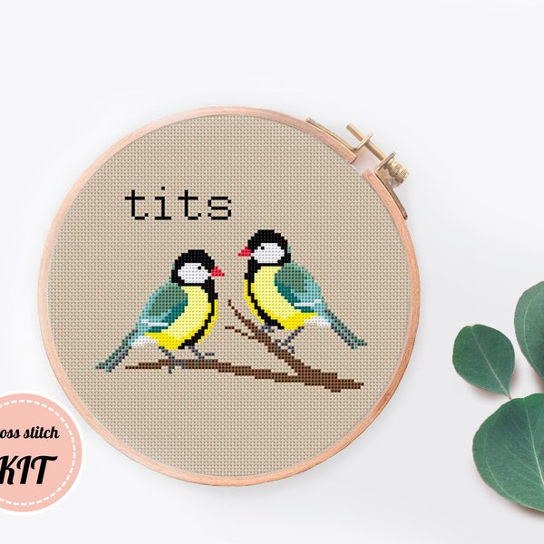 Cross Stitch Kits Modern Etsy