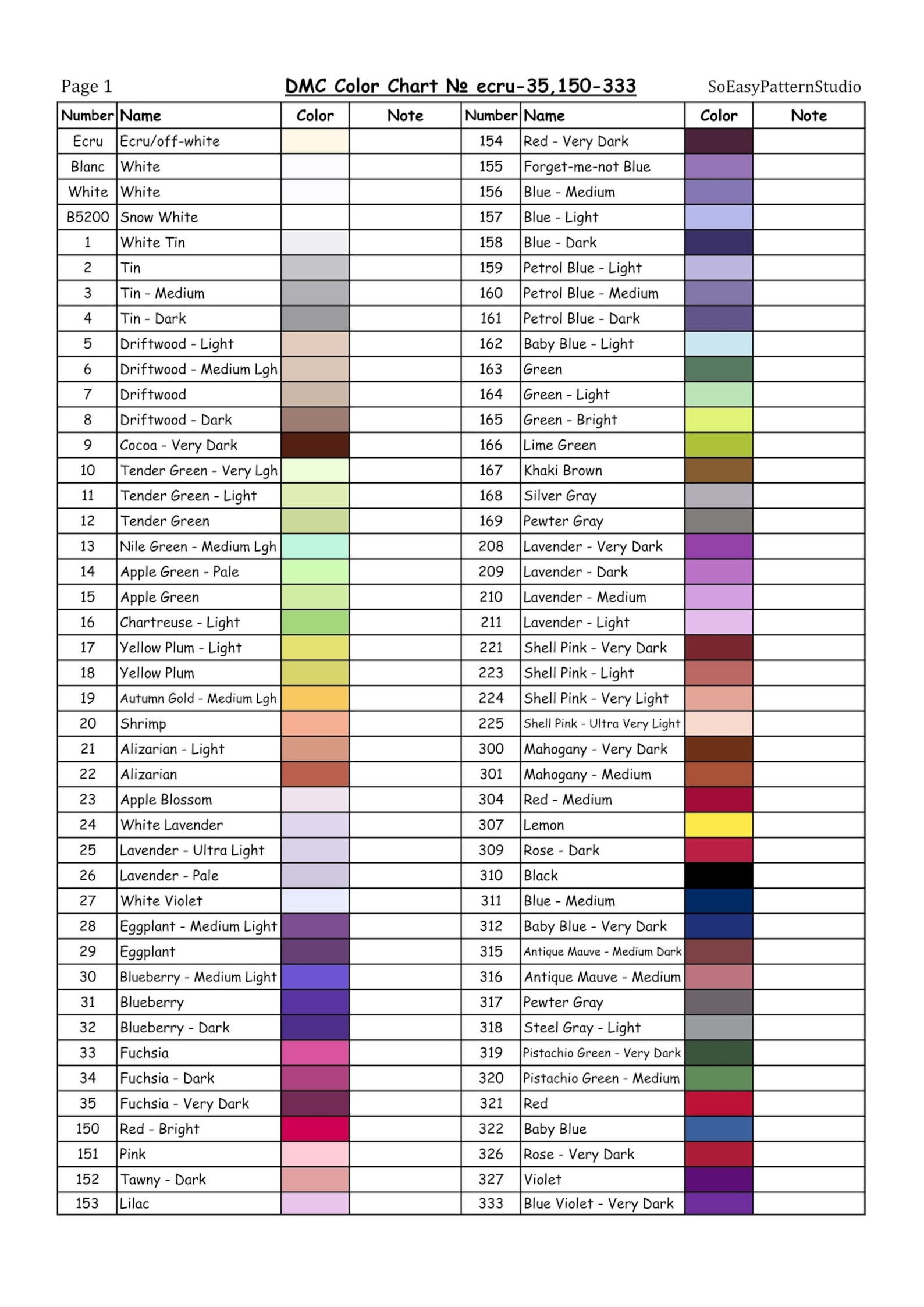 dmc-floss-color-chart-pdf-download-file-dmc-threads-color-etsy